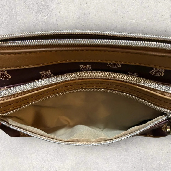 Fossil Crossbody Bag in Brown and Tan - Picture 4 of 9